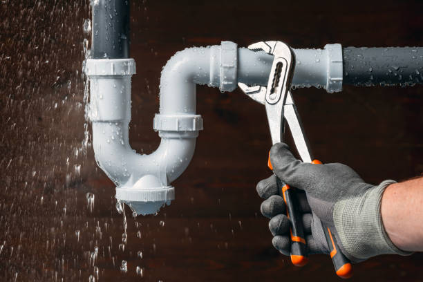 Professional Leak Detection technician working in Purlear, NC